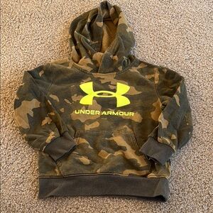 Under Armour Kids Camo Hoodie - Green and Brown